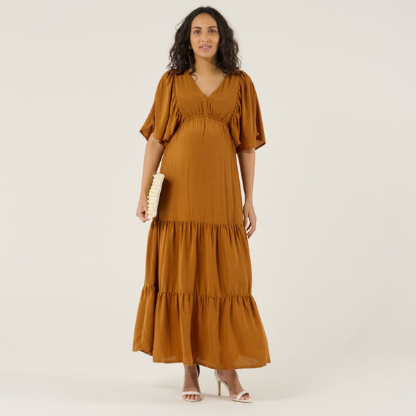 Robe de grossesse et d’allaitement Claudette - Vanille Coton