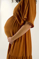 Robe de grossesse et d’allaitement Claudette - Vanille Coton