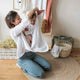 Tablier de bain bébé Marsala - Vanille Coton