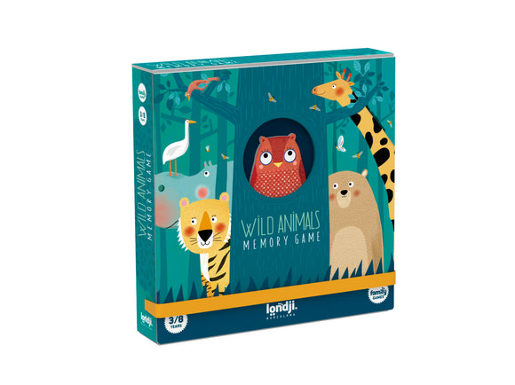 Mémo des animaux sauvages - Vanille Coton