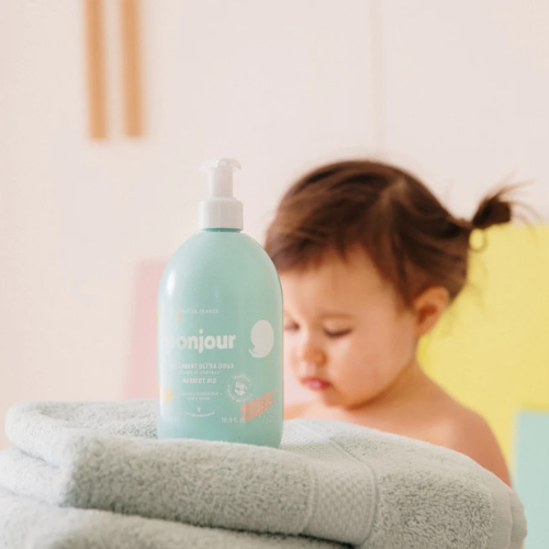 Gel lavant bébé corps et cheveux - Vanille Coton