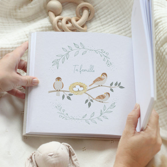 Livre souvenirs de bébé 1ère année - Vanille Coton