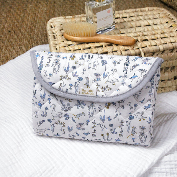 Matelas à langer de voyage Gus - Vanille Coton