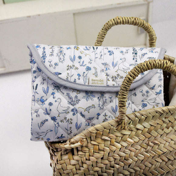 Matelas à langer de voyage Gus - Vanille Coton