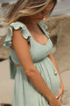 Robe de grossesse et d'allaitement Melody - Vanille Coton