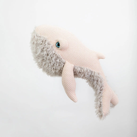 Peluche Mama baleine PM - Vanille Coton
