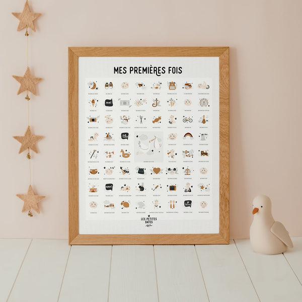 Affiche « Mes premières fois » - Vanille Coton