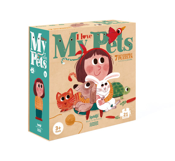 Puzzle « Animaux de compagnie » - Vanille Coton