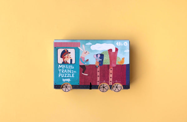 Puzzle "Mon petit train" - Vanille Coton