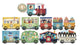 Puzzle "Mon petit train" - Vanille Coton