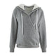 Sweat à capuche de maternité et d'allaitement Sweet Home avoine - Vanille Coton