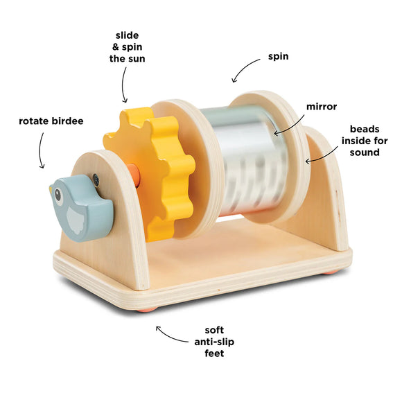 Rouleau multi-sensoriel d'activité - Vanille Coton