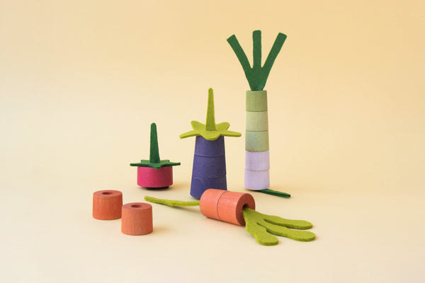 Jeu de manipulation "Veggies" - Vanille Coton