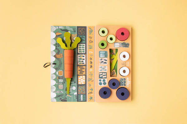 Jeu de manipulation "Veggies" - Vanille Coton