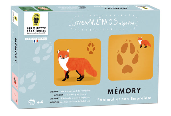 Mémory "Mémo Empreintes" - Vanille Coton
