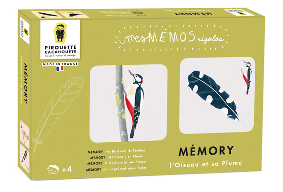 Mémory "Mémo Oiseaux" - Vanille Coton