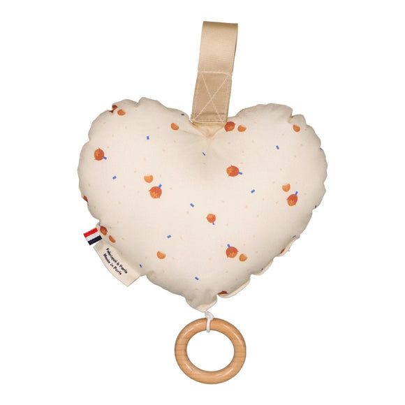 MINI Boite à musique Coeur NOISETTE - Vanille Coton