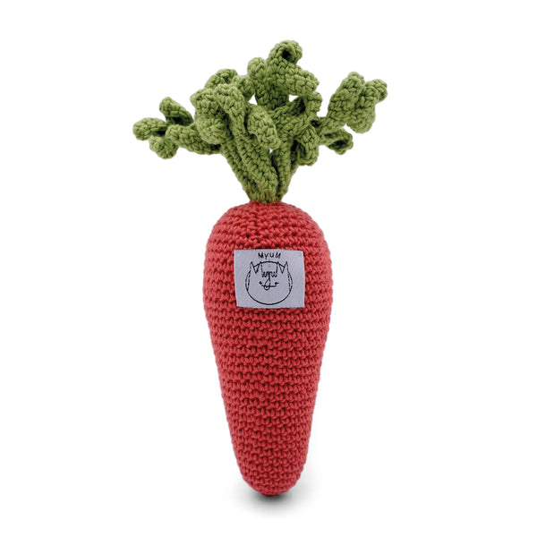 Hochet Marie Charlotte la carotte - Vanille Coton