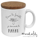 Tasse « Dans la famille poule…  » - Vanille Coton