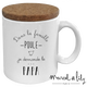 Tasse « Dans la famille poule…  » - Vanille Coton