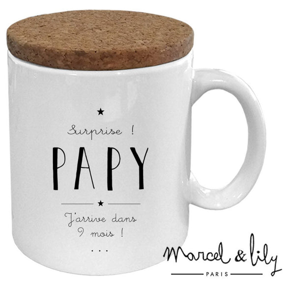Tasse annonce « Surprise » - Vanille Coton