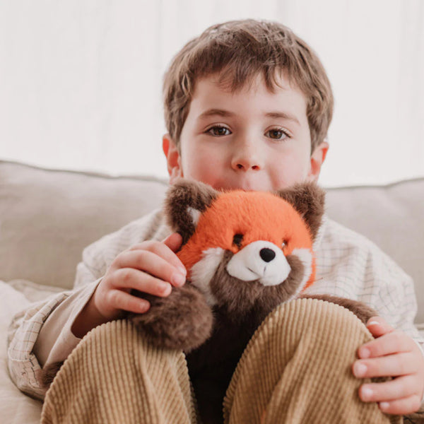 Peluche lestée panda roux - Vanille Coton