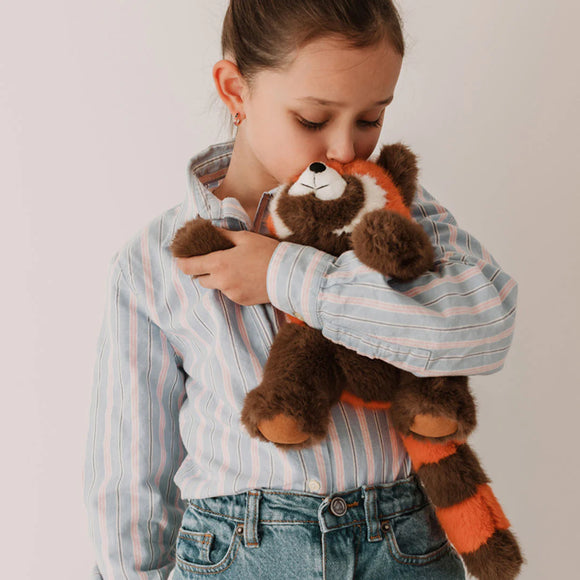 Peluche lestée panda roux - Vanille Coton