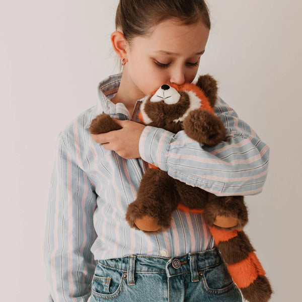 Peluche lestée panda roux - Vanille Coton