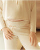 Pantalon de maternité Sweet home - Vanille Coton