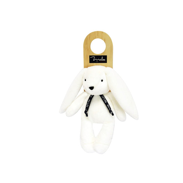 Doudou lapin dorlotin « pantin » - Vanille Coton