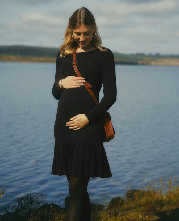 Robe de grossesse et d'allaitement Manhattan - Vanille Coton