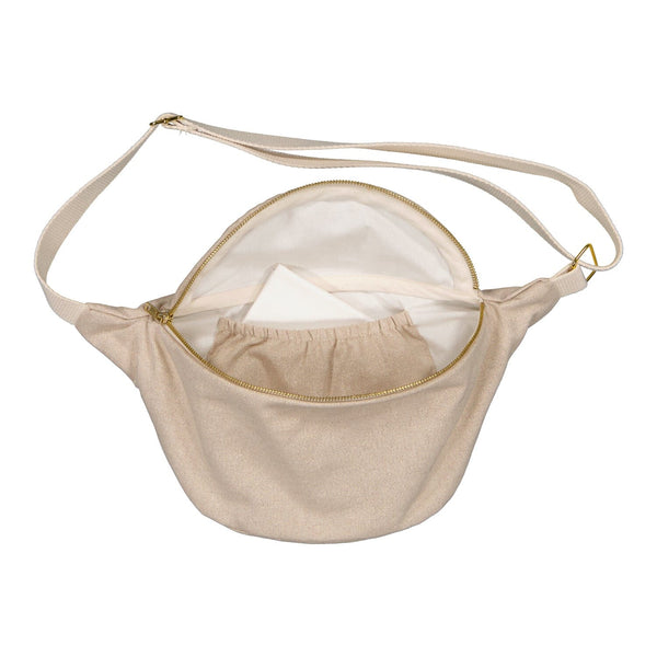 Sac banane à langer WHITNEY - Vanille Coton