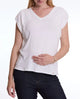 Tee-shirt de grossesse et d’allaitement Lucile - Vanille Coton