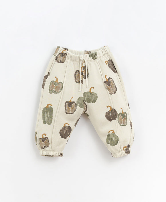 Pantalon poivron enfant - Vanille Coton