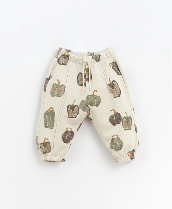 Pantalon poivron enfant - Vanille Coton