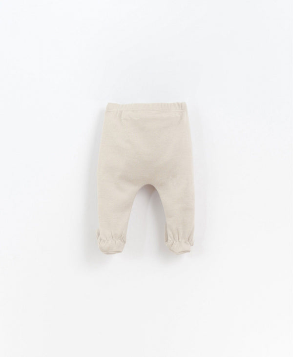 Pantalon legging bébé - Vanille Coton