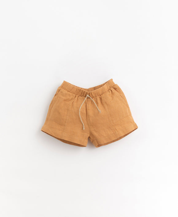 Short en lin petit garçon - Vanille Coton