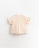 Tee-shirt manches courtes fille - Vanille Coton