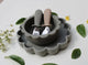 Kit repas assiette, bol et couverts - Vanille Coton