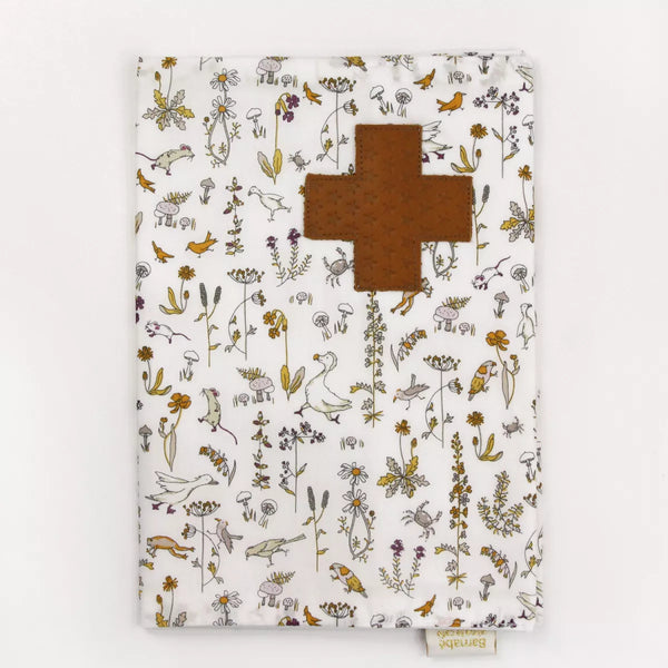 Protège carnet de santé Camille - Vanille Coton