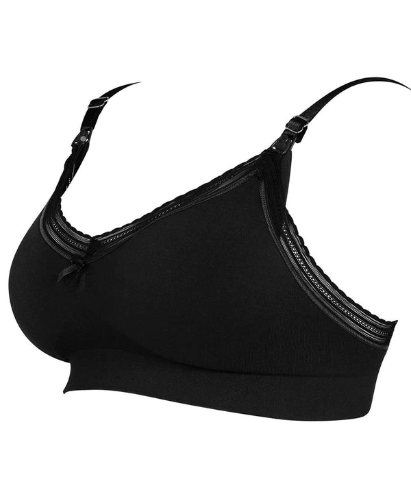 Brassière de grossesse et d'allaitement Milk - Vanille Coton