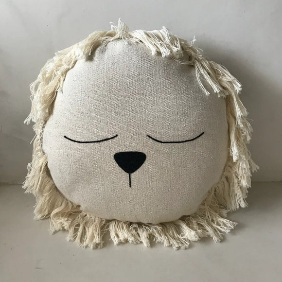 Coussin paresseux  42 cm - Vanille Coton