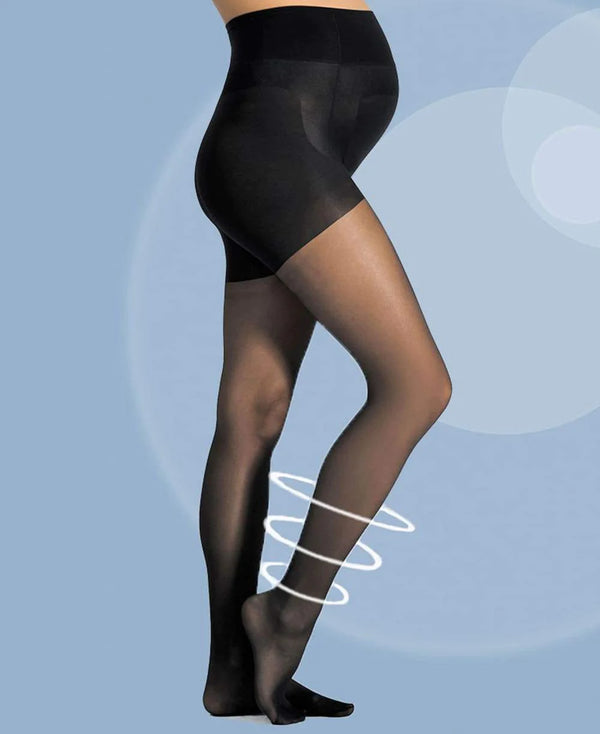 Collant de grossesse 30 deniers - Vanille Coton