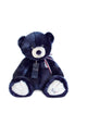 Peluche ours français 35 cm - Vanille Coton