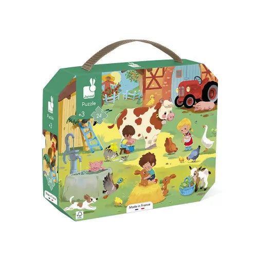 Puzzle enfant Sortie à la ferme - Vanille Coton