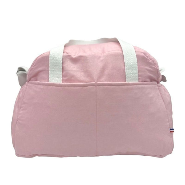Sac à langer lin rose - Vanille Coton
